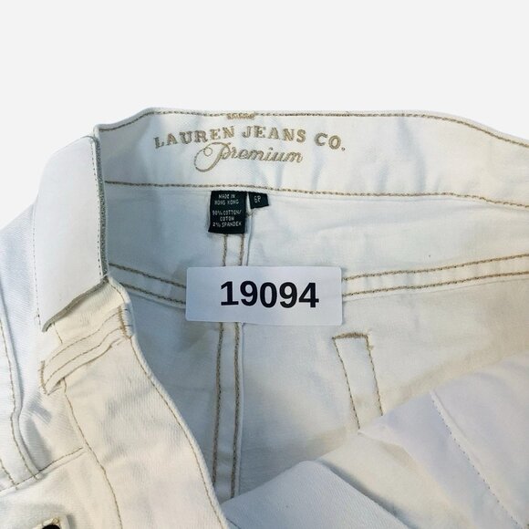 Ralph Lauren Jeans Slim Boot White Womens Size 6P - Picture 9 of 9